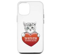 Trap Neuter Return (TNR) The Humane Solution Cat Heart Love Coque pour iPhone 12/12 Pro