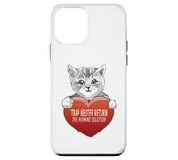 Trap Neuter Return (TNR) The Humane Solution Cat Heart Love Coque pour iPhone 12 Mini