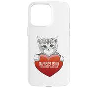 Trap Neuter Return (TNR) The Humane Solution Cat Heart Love Coque pour iPhone 15 Pro Max