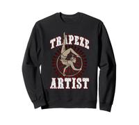 Trapèze Artiste Acrobat Carnaval Thème Cirque Staff Costume Sweatshirt