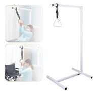 Trapèze de lit pour Personnes âgées Lit autoportant Montage au Plafond pour Transfert de mobilité échelle de lit pour Personnes handicapées lit escamotable avec Cordon réglable adapté à l'hô