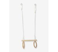 Trapèze pour enfants avec anneaux de gymnastique en bois small foot bois TU