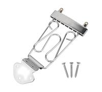Trapeze Tailpiece, Guitar 6 String Replacement Parts for Home, Metal Tailpiece Bridge with Easy Installation Enhancing String Stability, Sustain and Tone for Studio Recording Practice