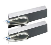 trapézoïdal Résistance coque aluminium Bornes à cosses souder, résistance de freinage filaire enveloppée en aluminium, 2500W, 10ohm, 10R, boîtier(2K)
