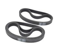 Trapézoïdale Courroie Distribution En Caoutchouc Largeur 9mm 2M 2GT Lp=130-144 146 148 150 152 154 156 158 160 162 164 166 168 Courroie Transmission(164-2GT-(82 Teeth),10pcs)