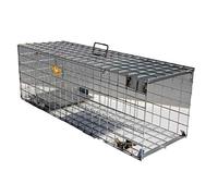 TRAPGALLIER piège Cage ragondins, Chats Errant. 1 entrée 80x25x25