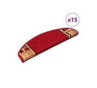 vidaXL 15x Tapis d'Escalier Autocollants Protecteur d'Escalier Moquette d'Escalier Tapis de Marches Maison Antidérapant 322410
