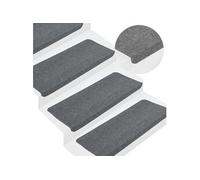 Trapmatten zelfklevend 15 st 65x24,5x3,5 cm grijs343479