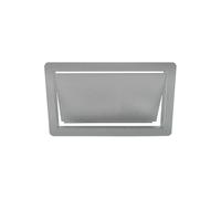 Trappe à Déchets Encastrable en acier inoxydable 350 mm × 200 mm encastrable | Idéal pour cafés, restaurants, bureaux et magasins