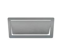 Trappe à Déchets Encastrable en acier inoxydable 450 mm × 200 mm encastrable | Idéal pour cafés, restaurants, bureaux et magasins