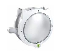 Trappe blanche pour chat/chien. Ouverture battante, installation sur porte. Permet libre circulation des animaux