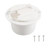 Trappe Câble pour camping-car 3-1/4" Diamètre Intérieur Trappe(white)