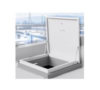 Trappe d'accès à toit plat avec vérin à gaz et poignée pour sécuriser le grenier, la cave, les escaliers