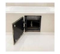 Trappe d'accès affleurante en acier pour plomberie, adaptée aux cloisons sèches, porte d'accès carrelable, trappe de visite dissimulée avec charnière invisible(56x71cm/22x28")