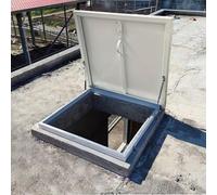 Trappe D'AccèS Au Grenier Porte de sécurité en acier pour couvercle trappe d'urgence, sortie sous-sol, d'accès(50x50-55x55-61x61 cm)