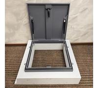 Trappe d'accès au toit, 24x36 24x24 26x26 22x22 36x40 po, porte d'accès à l'évent de cave avec tiges de support hydrauliques(21x22in(53.3x56cm))