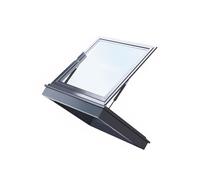 Trappe d'accès au toit avec verre, puits de lumière en alliage d'aluminium for toit de maison, fenêtre de sous-sol d'échappement de grenier étanche à la pluie.