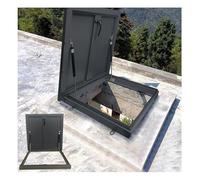 Trappe d'accès au toit, cadre en aluminium, couvercle étanche pour puits de toit, couvercle d'accès d'urgence, couvercle de tête de puits, couverture de cave, design commercial