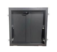 Trappe d'accès au toit galvanisé - Porte de sécurité pour accès d'urgence dans les bâtiments résidentiels et commerciaux et les installations industrielles - 70 x 70 cm