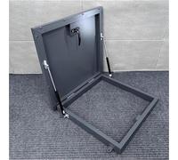 Trappe d'accès au vérin à gaz, toit verrouillable pour entrée sûre, siphon de ventilation interne, construction durable en acier galvanisé