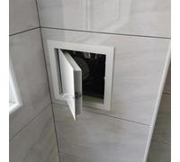 Trappe d'Accès avec Anneau de Tirage, Porte d'Inspection en Alliage d'Aluminium pour Cloison Sèche, Panneau de Service Encastré (35mm Profondeur)(24x24in/61x61cm)