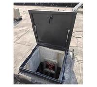 Trappe d'accès commerciale au toit, couvercle plat pour lucarnes de toit imperméables pour grenier, solution de sortie personnalisable