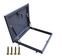 Trappe d'accès de toit en acier galvanisé robuste, trappe d'entretien industriel imperméable pour entrepôt, trou d'homme et cave, couvercle de sortie de cave avec poignée