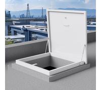 Trappe d'accès de toit en aluminium - Porte de soutien hydraulique robuste pour usage commercial et industriel