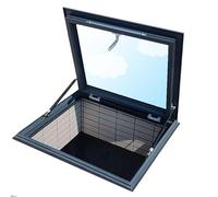 Trappe d'accès de toit multifonction pour espaces non chauffés, idéale pour l'éclairage et la ventilation des ramoneurs (50 x 70 cm)