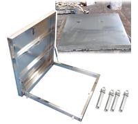 Trappe d'accès en acier inoxydable 304, capacité de charge de 100 kg, facile à ouvrir et à fermer, 60 x 100 cm, dimensions Oude 60 x 90 cm, Ide Dimeons Emerncy Exit Access.