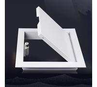 Trappe d'accès en alliage d'aluminium, petite trappe d'accès au plafond pour cloison sèche, pour intérieur et extérieur, trappe d'accès carrée pour la maintenance(20cm/7.9in)