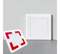 Trappe d'accès en plastique blanc, panneau d'accès auto-adhésif 35,5 x 35,5 cm, style moderne et peignable, for plafond(120x180mm (4.72x7.09in))