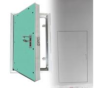 Trappe d'accès étanche en aluminium avec porte en plaques de plâtre, isolation thermique et acoustique, couvercle dissimulé pour bouches d'incendie et accès d'entretien