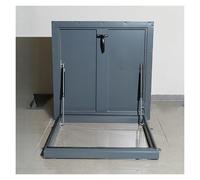 Trappe d'accès industrielle personnalisable en acier galvanisé, 22x30in | Couvercle de puits accessoire personnalisable pour ventilation et isolation sur les toits, en acier galvanisé durable