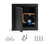 Trappe d'accès magnétique pour plaques de plâtre, Ouverture par Simple Pression, Porte de Grenier, Couvercle de Trou Mural, 400x400 250x250 150x150 mm, boîtier de fusibles Blanc Robuste à ou