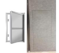 Trappe d'accès métallique dissimulée dans une cloison sèche pour inspections électriques, de câblage et de CVC, système de verrouillage par pression, 30,5 x 55,9 cm, durable et facile à inst