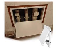 Trappe d'accès murale avec couvercle pour ouverture extérieure et intérieure, porte de gaine de service métallique à ouverture par pression, plaques d'inspection de câblage de plomberie, personn