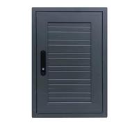 Trappe d'Accès Murale en Aluminium avec Serrure à Clé, Panneau d'Accès Insonorisé pour Placo, Porte de Révision avec Poignée pour Plomberie et Électricité, Profondeur 3,5cm(Gray,W40xH41cm)