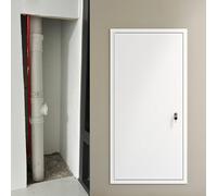 Trappe d'Accès Phonique 18mm pour Placo, Porte d'Inspection en Alliage d'Aluminium avec Serrure de Sécurité, Panneau pour Mur et Plafond HVAC(Wit,24x46in(60x117cm))