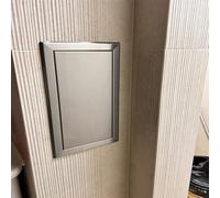 Trappe d'accès pour barbecue en acier inoxydable pour intérieur/extérieur, trappe d'inspection de cuisine extérieure, couvercle de trou mural de puits de service personnalisé (400 x 600 mm/16 x 24 po)