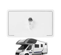 - Trappe d'accès - Rabat de service robuste, couvercle de compartiment de remorque | Trappe d'accès étanche avec serrure, couvercle de passe-câbles étanche pour camping-car, verrouillable électrique
