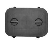 Trappe D'accès Rectangulaire pour Pont de Bateau Marin, 10,31 X 15,47 Pouces en Nylon Anti-âge, Porte D'inspection Rectangulaire Robuste, Couvercle de Trappe de Pont (Black)