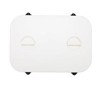 Trappe D'accès Rectangulaire pour Pont de Bateau Marin, 10,31 X 15,47 Pouces en Nylon Anti-âge, Porte D'inspection Rectangulaire Robuste, Couvercle de Trappe de Pont (White)