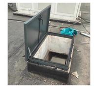 Trappe d'aération de toit - 70 x 70 cm - Couverture pour fenêtre de toit pour maison, atelier et accès à l'évasion - Plaque d'accès pratique pour portes et fenêtres