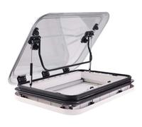 Trappe d'aération de toit pour camping-car avec lumière LED - Fenêtre de toit de rechange pour caravane et camping-car