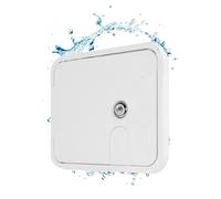 Trappe de câble pour camping-car - Porte d'inspection étanche verrouillable, porte du compartiment pour cordon d'alimentation, bouchon de remplissage de carburant | Panneau d'accès pour camping-car av
