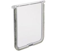 Trappe de chatière Trixie blanche - accessoire en plastique pour chatière