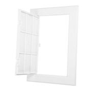 Trappe de Maintenance ABS Blanc pour Plafond et Cloison, Pose facile | Format Inspection 300×300mm, Fixation Sûre, Montage Affleurant, Résistance aux Rayures, pour Murs et Bureaux