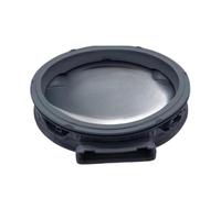 Trappe de manchette 。 Compatible avec la machine à laver à tambour LG MDS666516, bague d'étanchéité en caoutchouc étanche, pièces de couvercle de trou d'homme.