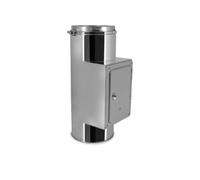 Trappe de ramonage I Accessoires pour conduit cheminée et poêle I ø 130 mm I Isolation optimale à double paroi I Oskar